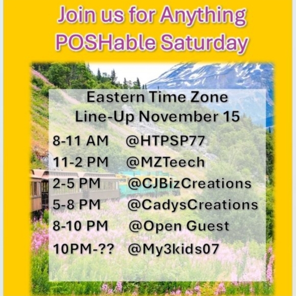 Eastern Time Zone Line-Up Poster - Picture 2 of 3